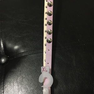 NWOT. Studded belt. Lavender. Size XL